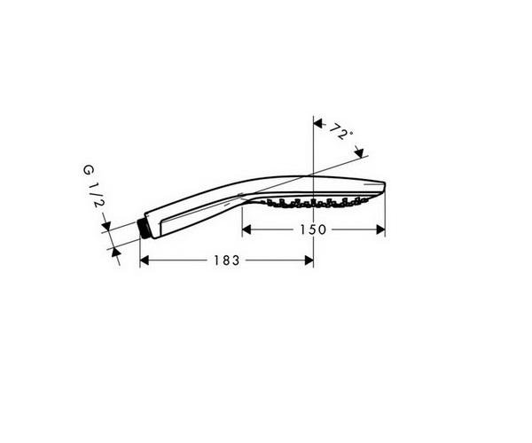 душевая лейка HANSGROHE RAINDANCE SELECT S150 AIR